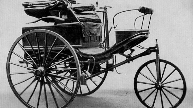 Carl Benz’s 1888 Motorwagen prototype.