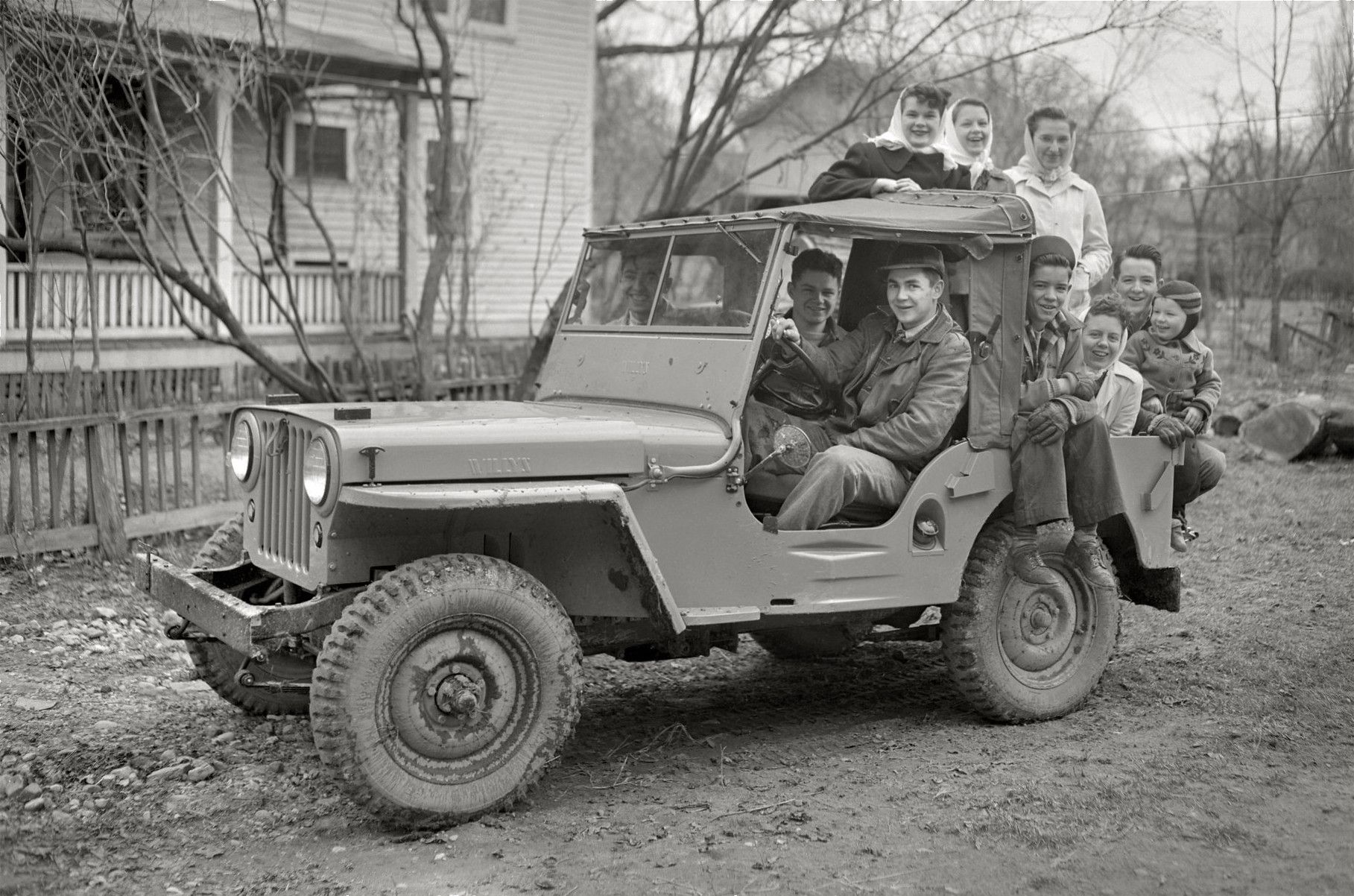 A Willys Jeep in New York, 1943. [Image via Flickr]