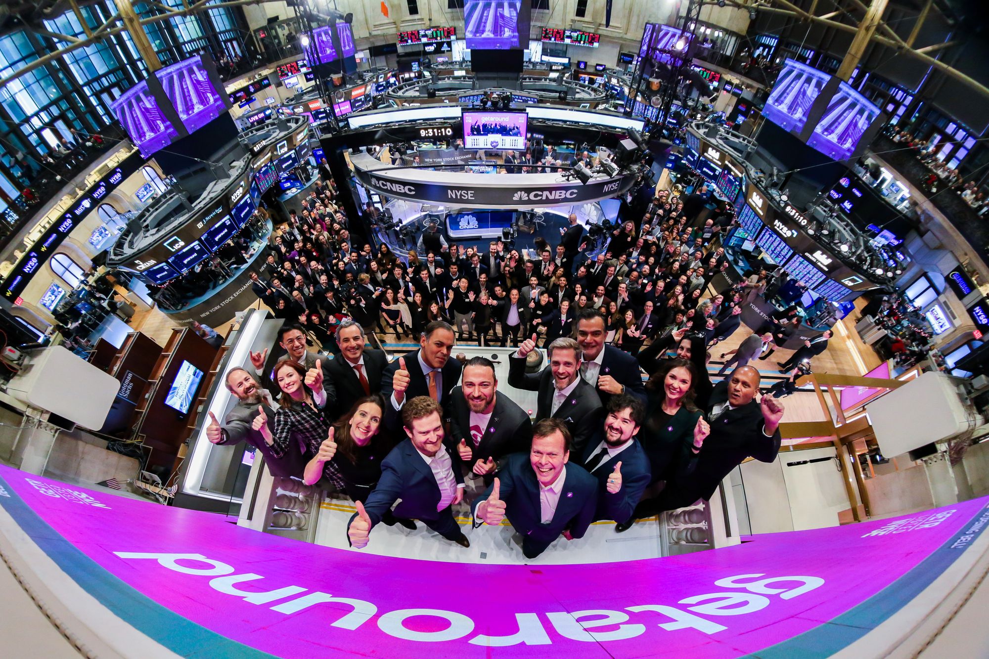 Highlights from Getaround’s debut on the New York Stock Exchange